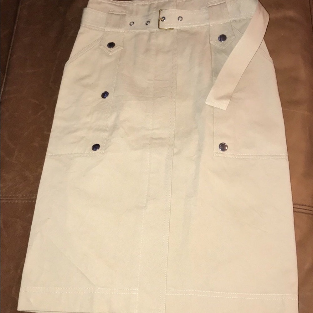 COACH trench skirt